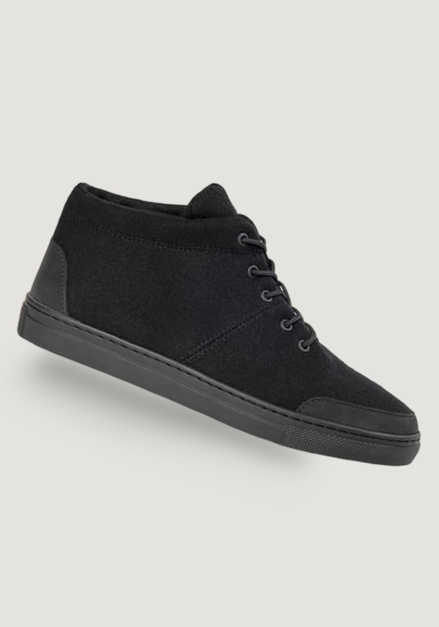 Winter Sneakers lână - Sky Wooler All Black Baabuk HipHip.ro