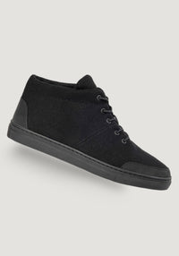 Winter Sneakers lână - Sky Wooler All Black Baabuk HipHip.ro