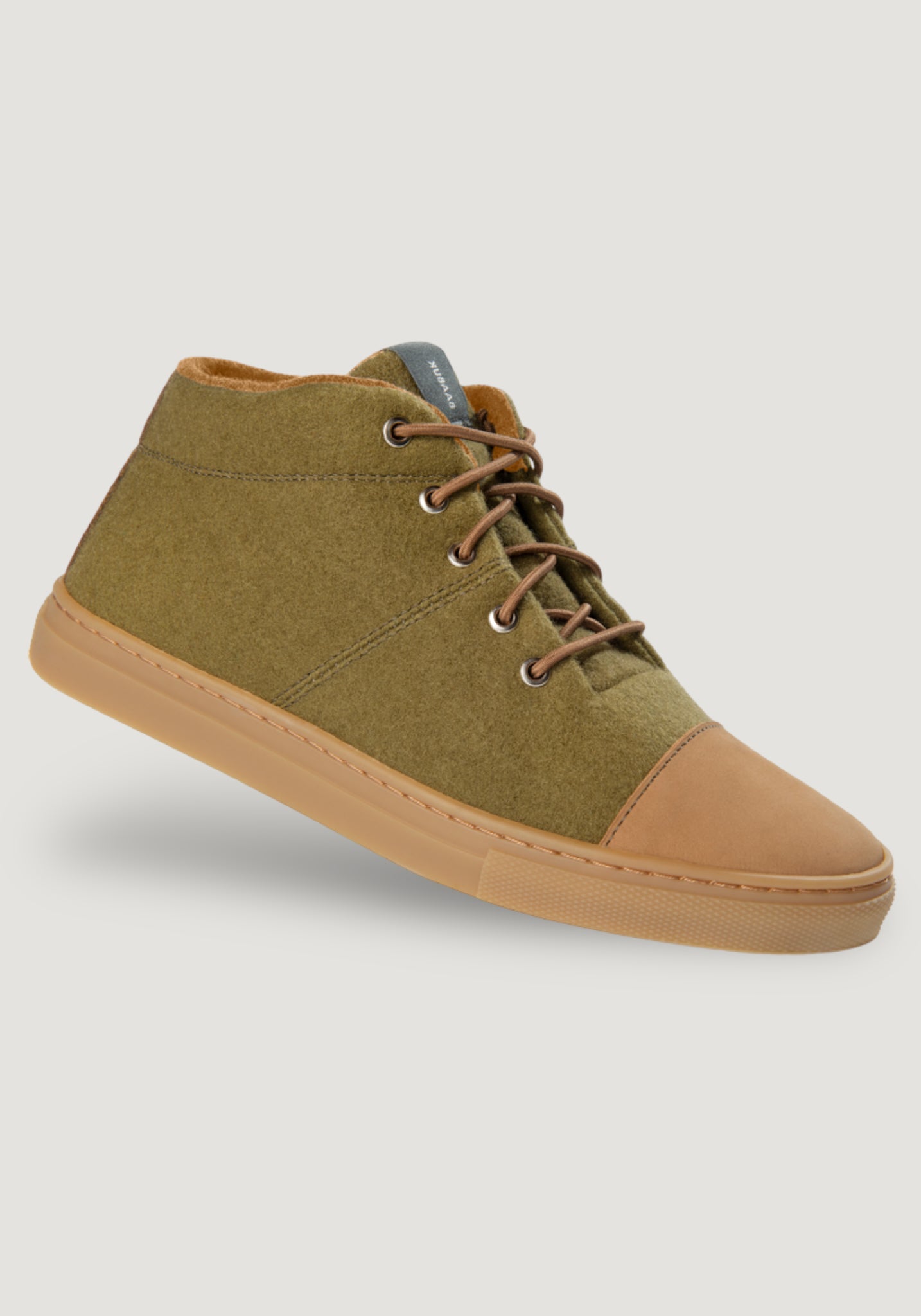 Winter Sneakers lână - Sky Wooler Khaki Baabuk HipHip.ro