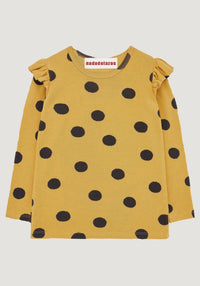 Bluză bumbac - Dots Yellow & Black Nadadelazos HipHip.ro