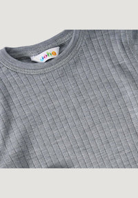 Bluză lână merinos - Basic Grey Joha HipHip.ro