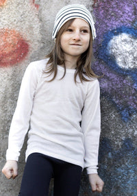 Bluză lână merinos - Basic White Joha HipHip.ro