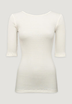Bluză femei seamless mătase - Gym Cream Minimalisma HipHip.ro