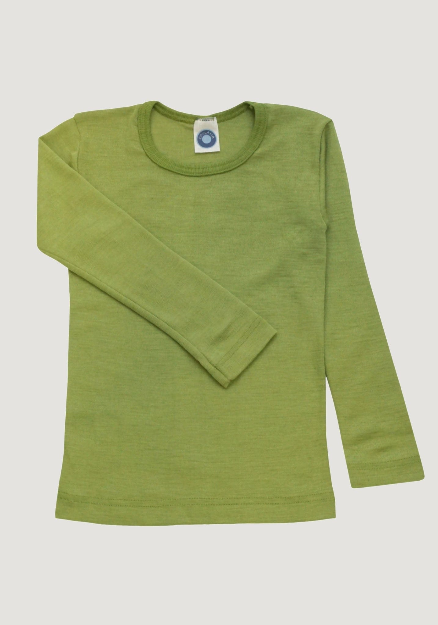 Bluză seamless din lână merinos și mătase - Green Cosilana HipHip.ro