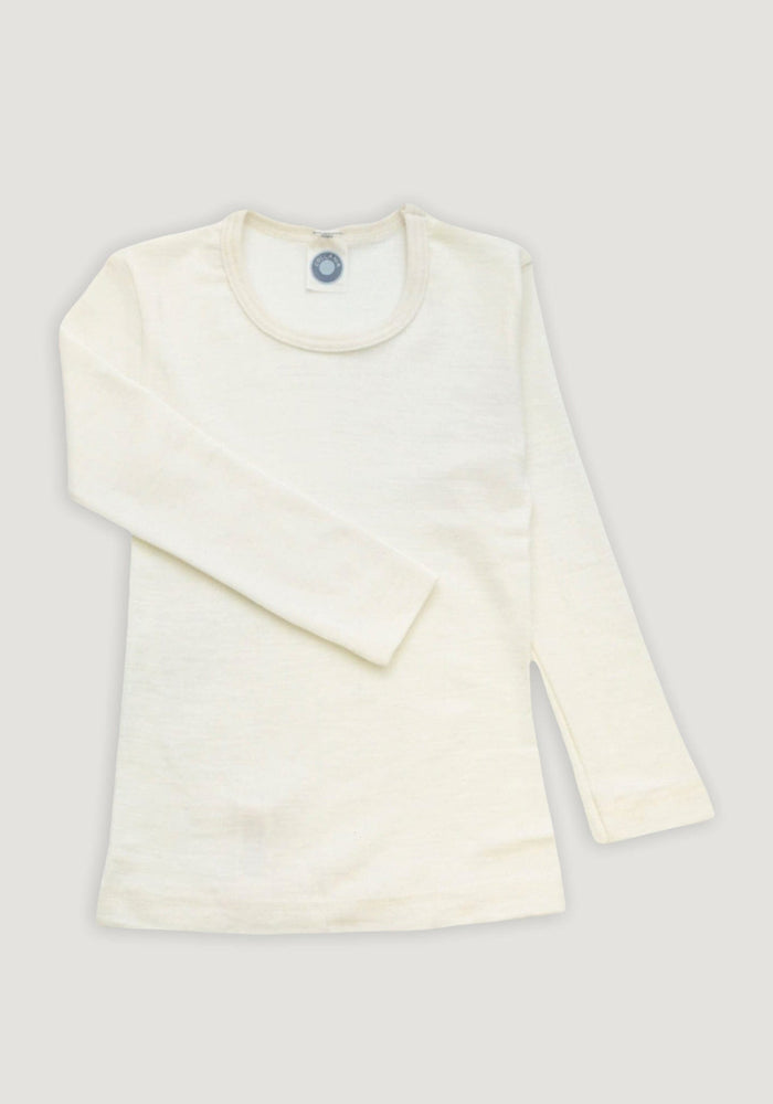 Bluză seamless din lână merinos și mătase - Natur Cosilana HipHip.ro