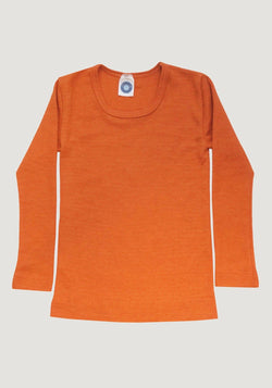 Bluză seamless din lână merinos și mătase - Orange Cosilana HipHip.ro