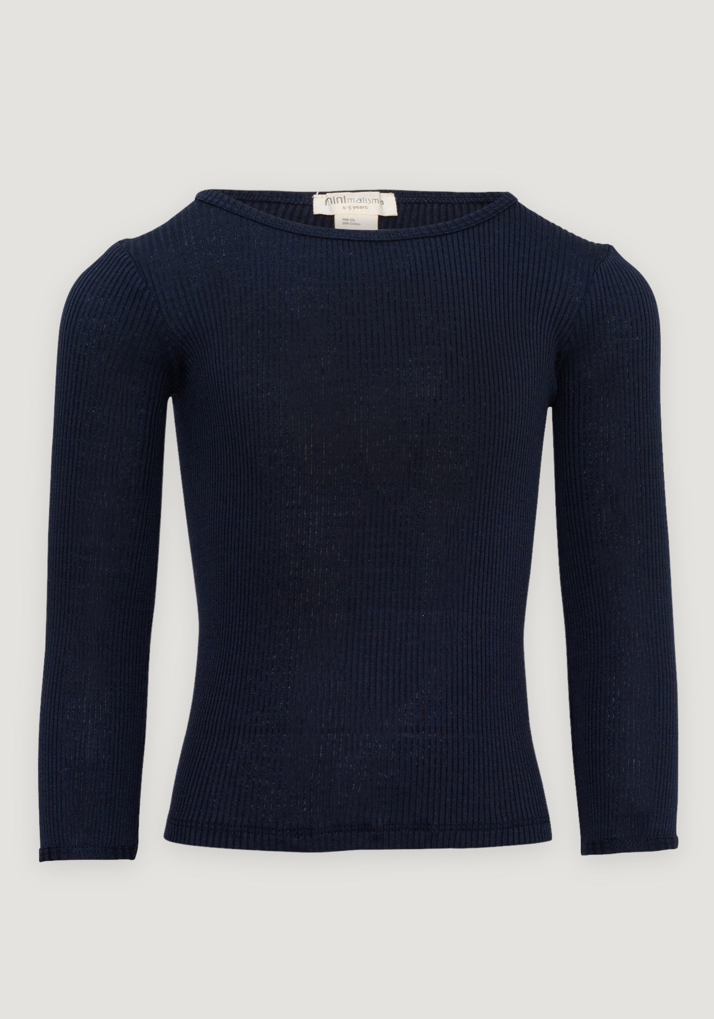 Bluză seamless mătase - Bergen Dark Blue Minimalisma HipHip.ro