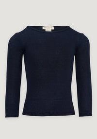 Bluză seamless mătase - Bergen Dark Blue Minimalisma HipHip.ro