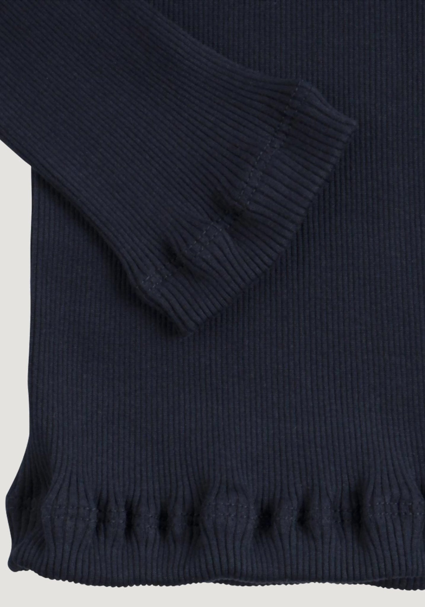Bluza femei seamless din mătase - Gerda Dark Blue Minimalisma HipHip.ro
