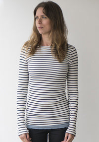 Bluză femei seamless din mătase - Gerda Sailor Minimalisma HipHip.ro