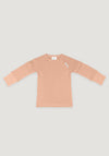 Bluză/Tricou (2 în 1) din cânepă și bumbac - Apricot Cheese 1-2/2,5 ani (80-92/98 cm)
