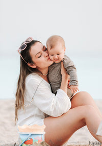 Body lână merinos - Basic Sesame Melange Joha HipHip.ro