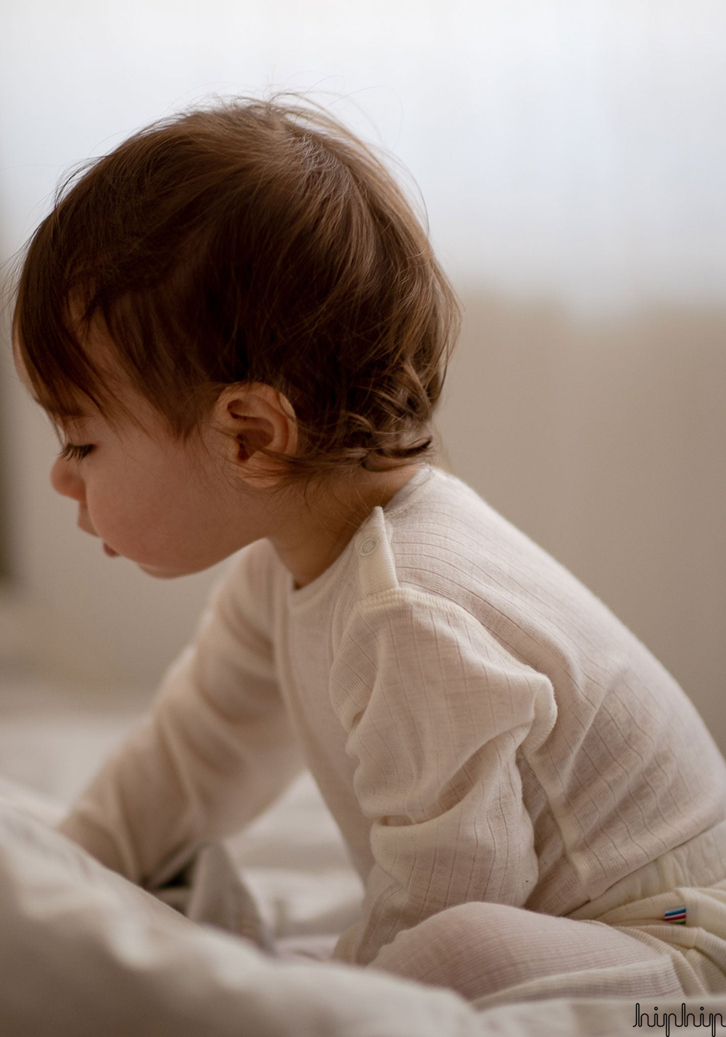 Body lână merinos - Basic White Joha HipHip.ro