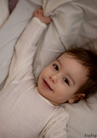 Body lână merinos - Basic White Joha HipHip.ro