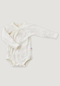 Body kimono lână merinos - Basic White Joha HipHip.ro