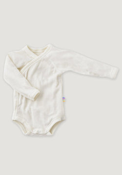 Body kimono lână merinos - Basic White Joha HipHip.ro