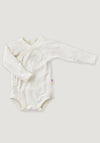 Body kimono lână merinos - Basic White Joha HipHip.ro