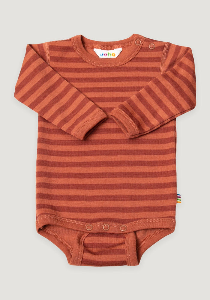 Body lână merinos - Red Stripe Joha HipHip.ro