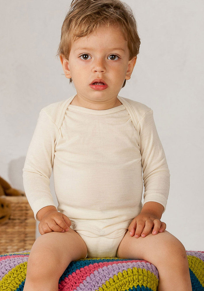 Body seamless din lână merinos și mătase - Natur Cosilana HipHip.ro