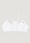 Bustieră - Sutien bumbac - Say So White Say So by Joha HipHip.ro