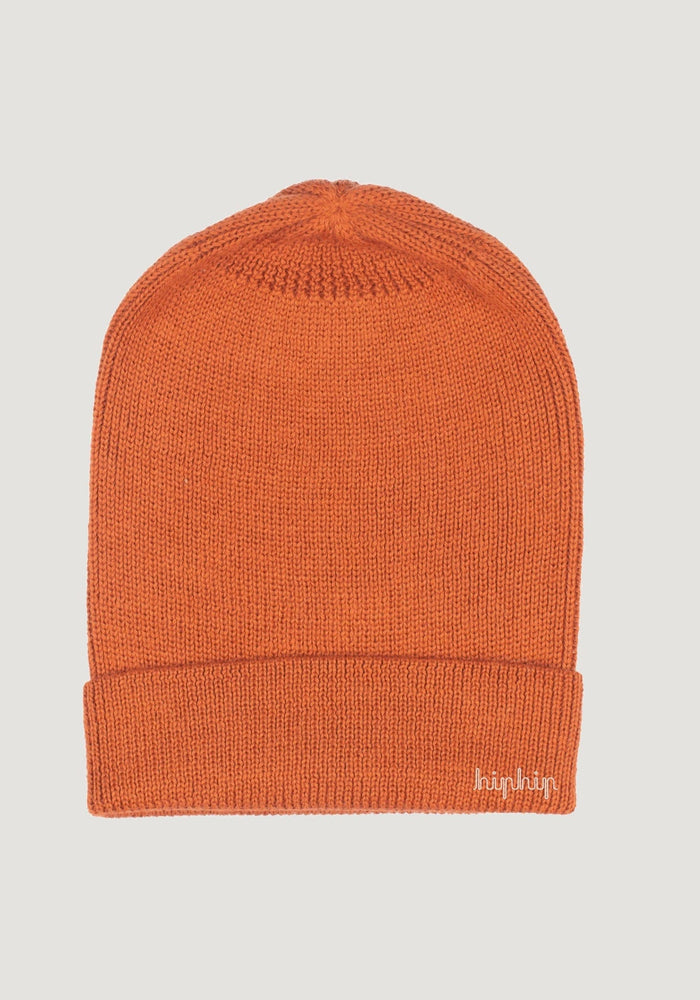 Căciulă adulți baby alpaca - Classic Rib Papaya De Colores HipHip.ro