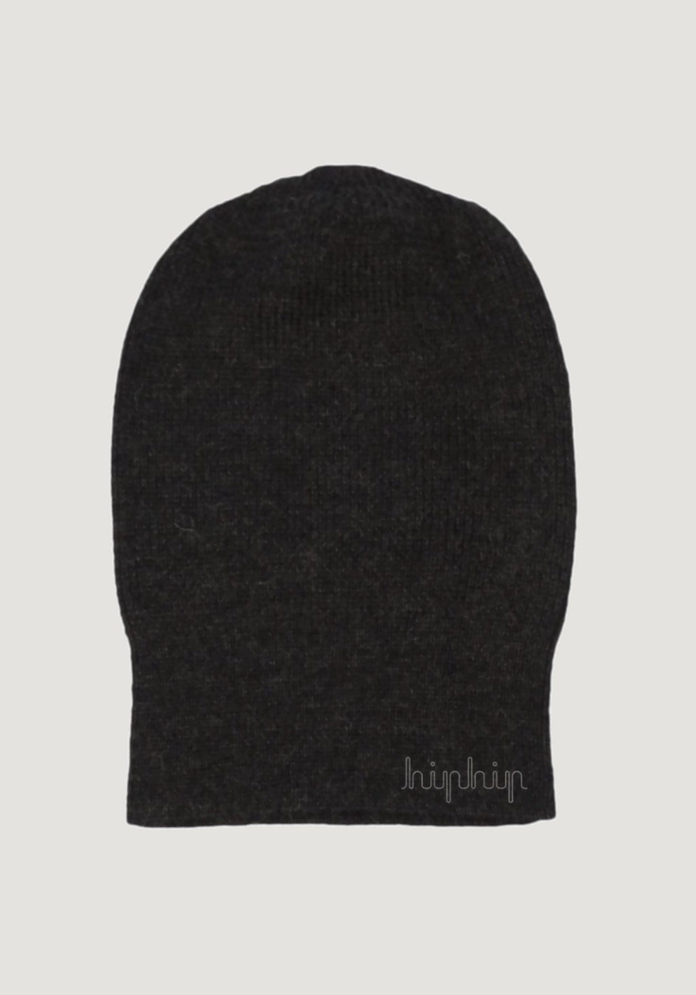 Căciulă adulți baby alpaca - Classic Rib Anthracite De Colores HipHip.ro