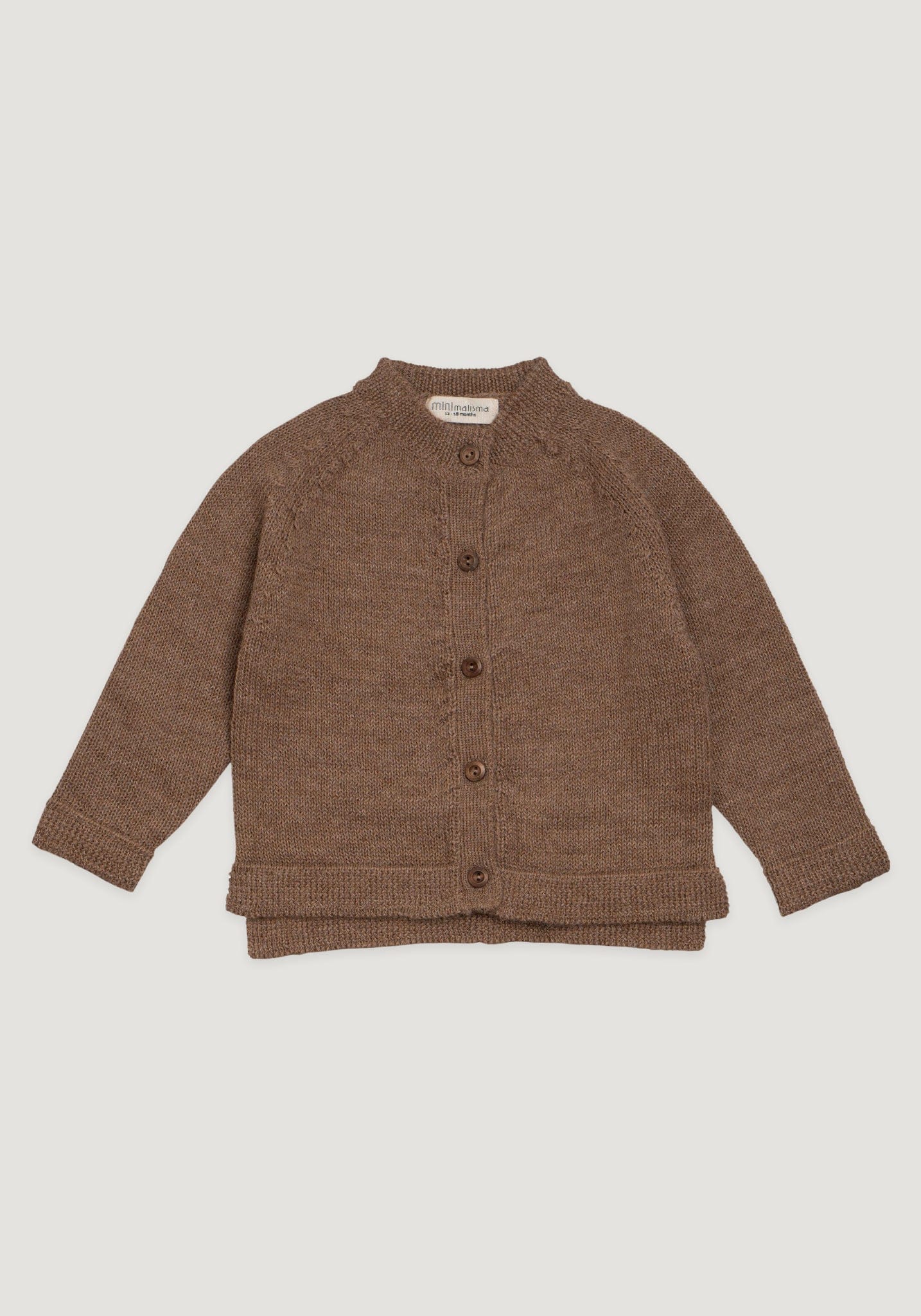 Cardigan baby alpaca - Kobenhavn Walnut Minimalisma HipHip.ro