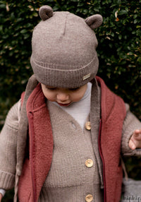 Cardigan lână merinos - Nut Halfen HipHip.ro