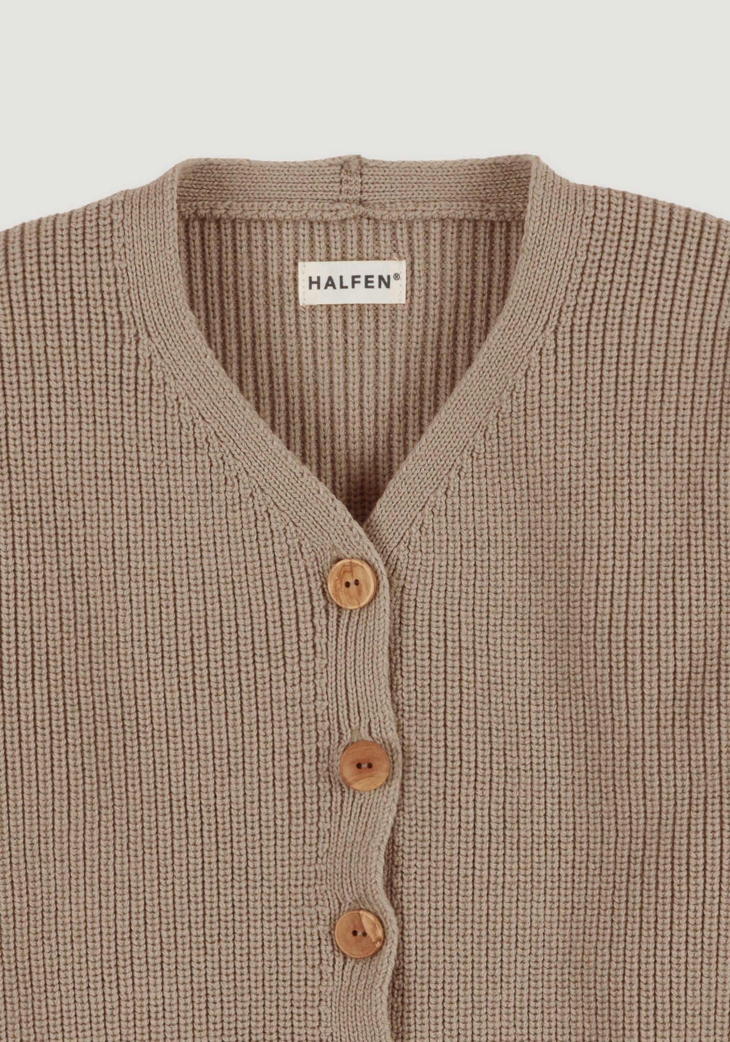 Cardigan lână merinos - Nut Halfen HipHip.ro