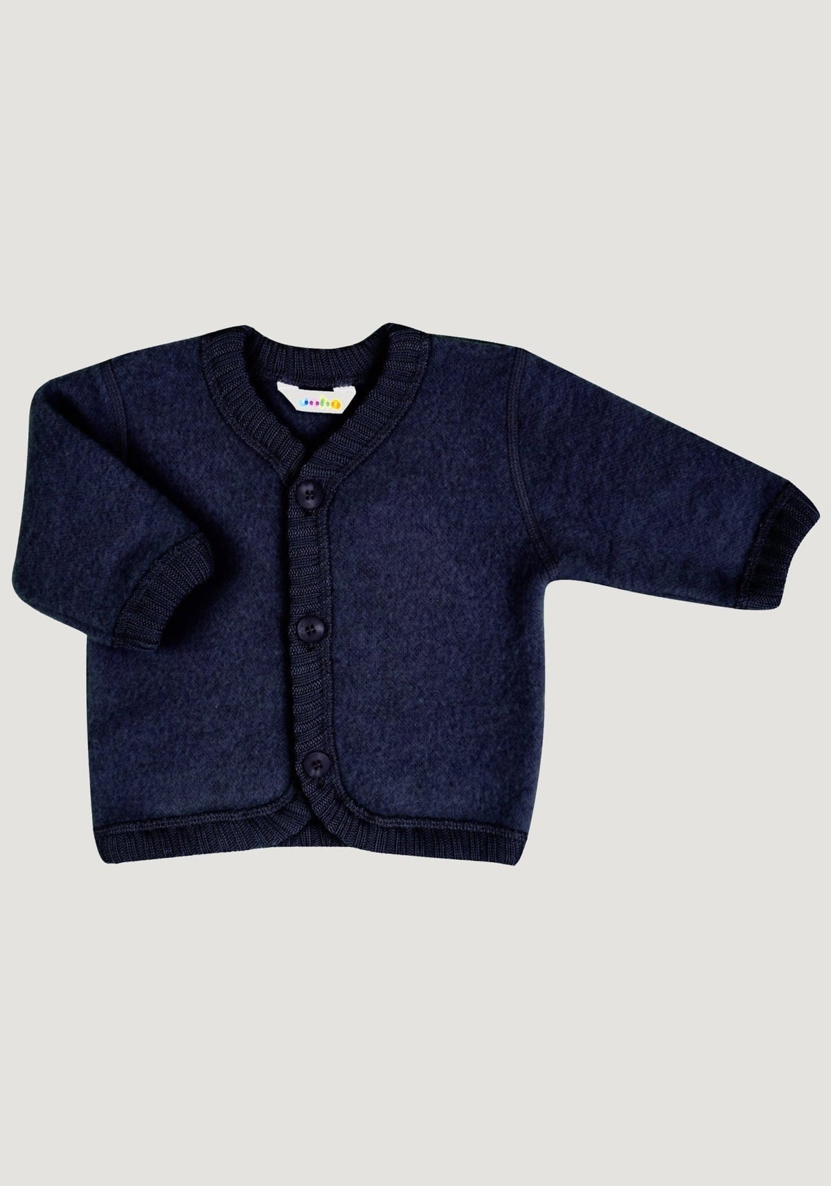 Cardigan fleece din lână merinos - Marine Joha HipHip.ro