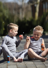 Colanți lână merinos - Basic Grey Joha HipHip.ro