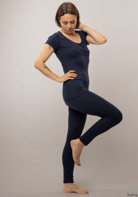 Colanți femei din lână merinos - Emma Navy Joha Woman HipHip.ro