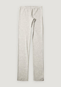 Colanți femei din lână merinos - Basic Silver Melange XS