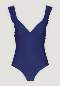 Costum înot femei protecție UV - Tara Blueberry Canopea HipHip.ro