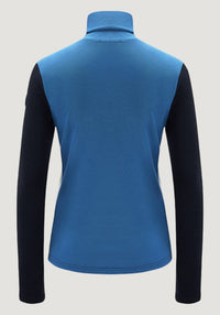 Helancă femei brushed din lână merinos superfină - Tryvann Navy Blue We Norwegians HipHip.ro