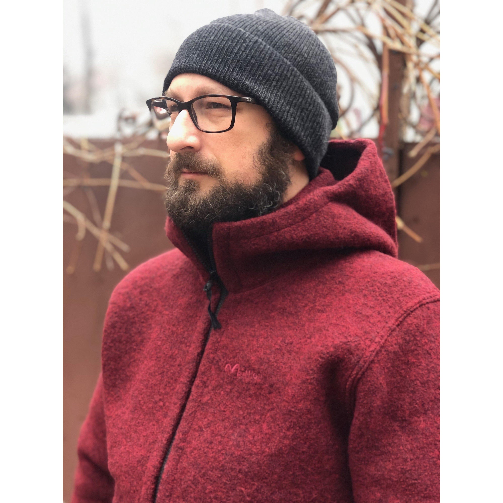 Jacheta barbati Mufflon boiled wool W300 - Randy Rosso-Mufflon-HipHip.ro