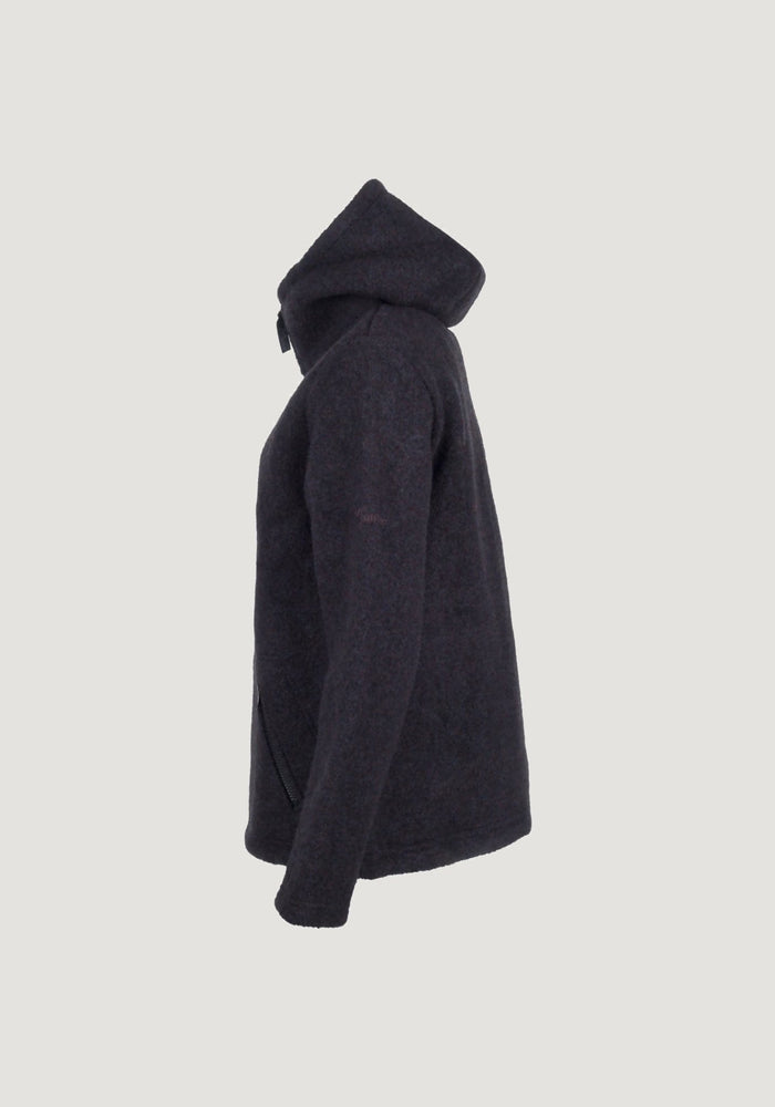 Jachetă femei W300 din lână fiartă - Jula Anthracite Mufflon HipHip.ro