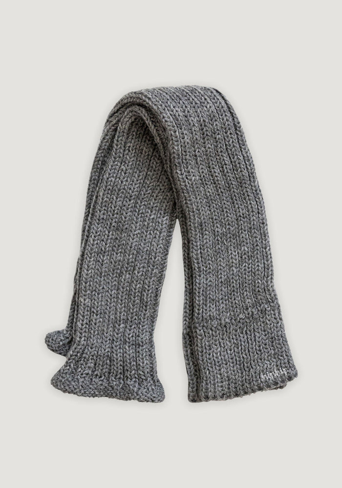 Jambiere chunky adulți din lână - Grey Hirsch Natur HipHip.ro