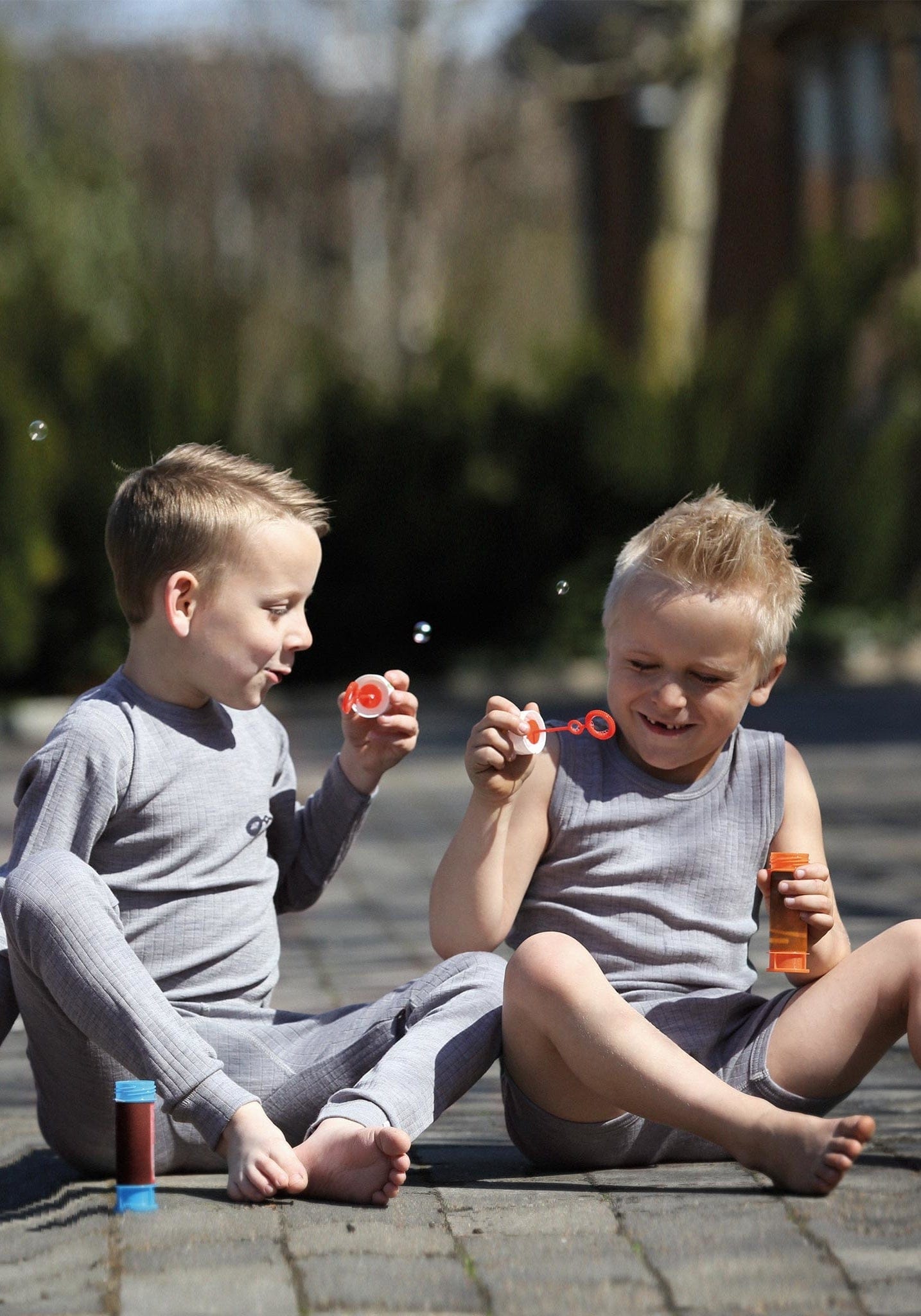 Maiou lână merinos - Basic Grey Joha HipHip.ro