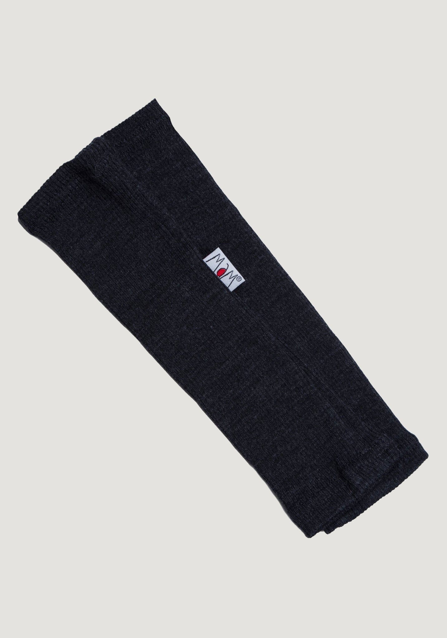Manșete din lână merinos - Foggy Black