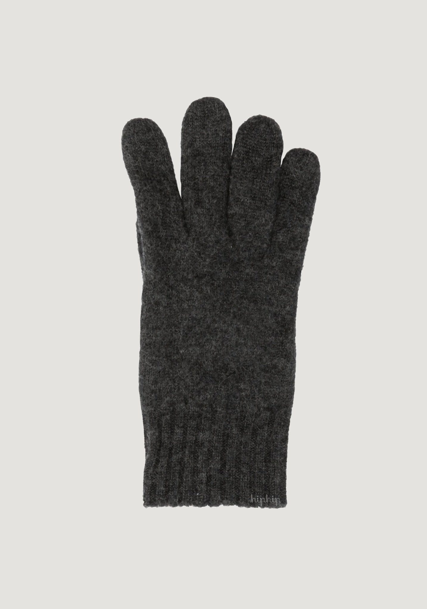 Mănuși bărbați din lână fiartă- Grey Melange Joha Man HipHip.ro