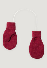 Mănuși dublate lână merinos - Basic Fuchsia Melange 70/80