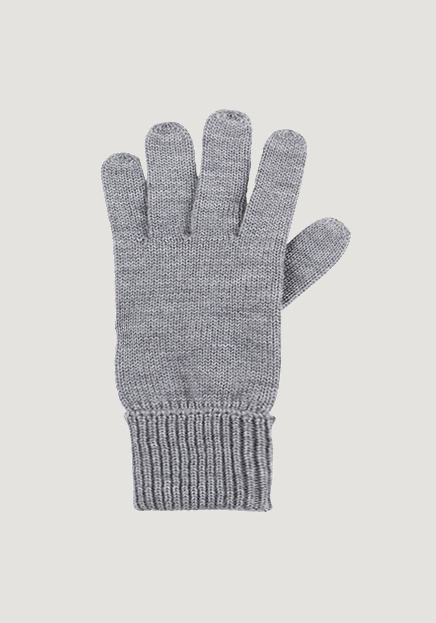 Mănuși femei din lână merinos - Grey Melange Pure Pure HipHip.ro