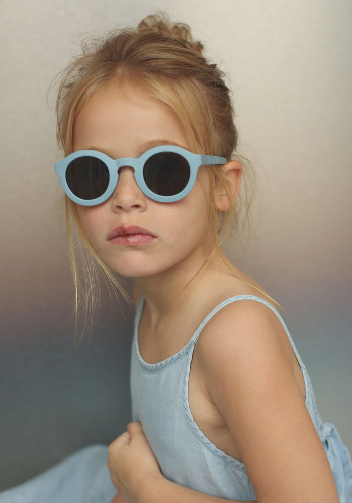 Ochelari de soare 4-8 ani - Round Blueberry Cream HipHip.ro