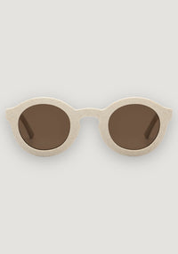 Ochelari de soare 4-8 ani - Round Vanilla Cream HipHip.ro