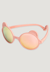 Ochelari de soare Mirror 0-4 ani - Ourson Peach Ki ET LA HipHip.ro