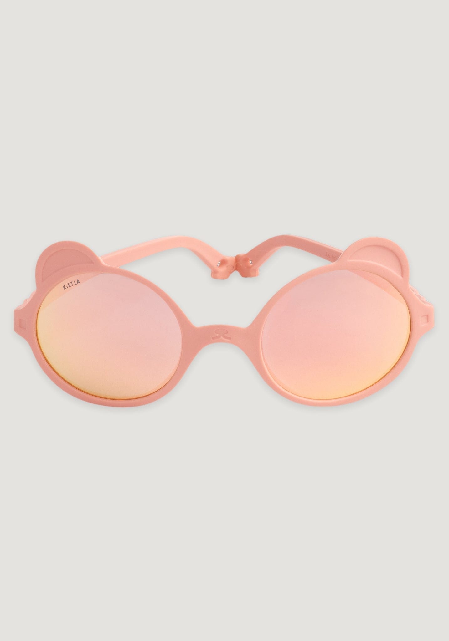 Ochelari de soare Mirror 0-4 ani - Ourson Peach Ki ET LA HipHip.ro