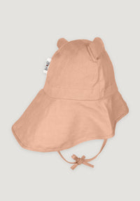 Pălărie ajustabilă din cânepă și bumbac - Teddy Bear Apricot Cheese 3-12/18 luni (43-49 cm)