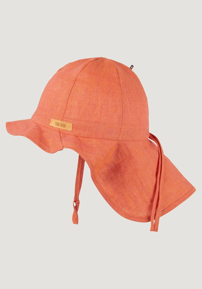 Pălărie ajustabilă din in - Coral Pure Pure HipHip.ro