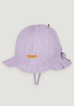 Pălărie ajustabilă Light din in - Lavender 43 cm